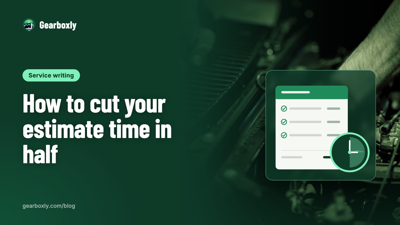 How to cut your estimate time in half